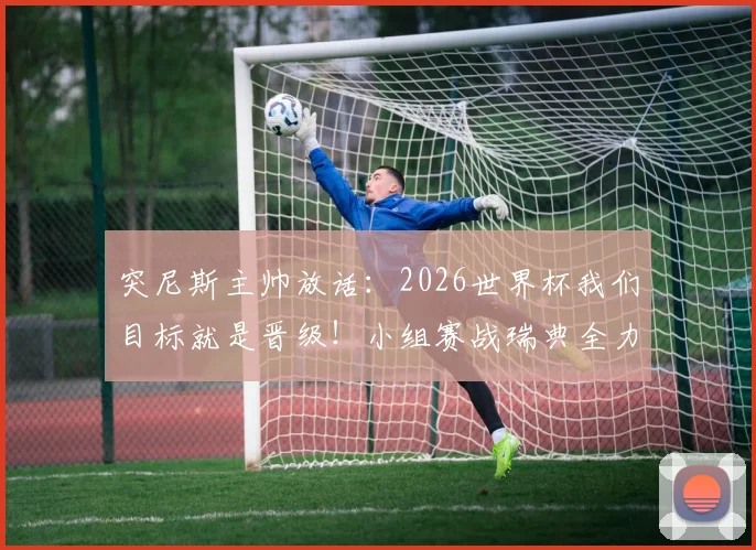 突尼斯主帅放话:2026世界杯我们目标就是晋级!小组赛战瑞典全力抢三分,解析出线形势与关键战术